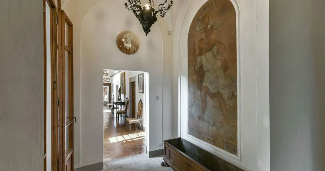 Living areas of the villa